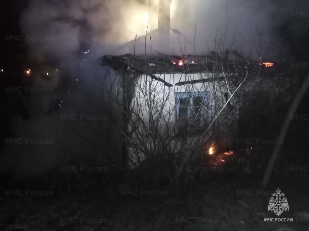 Пожар в г. Козельск, ул. Мичурина