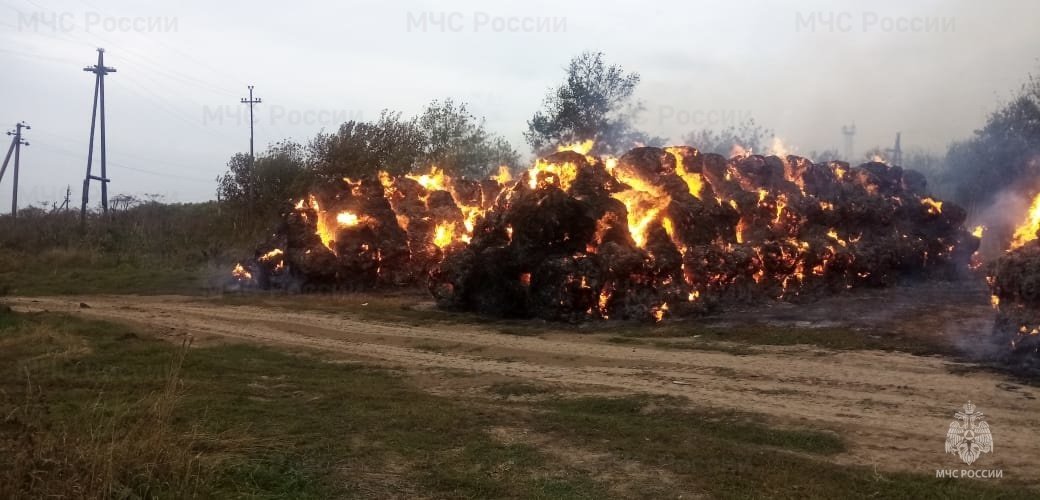 Пожар в г. Козельск, ул. Садовая